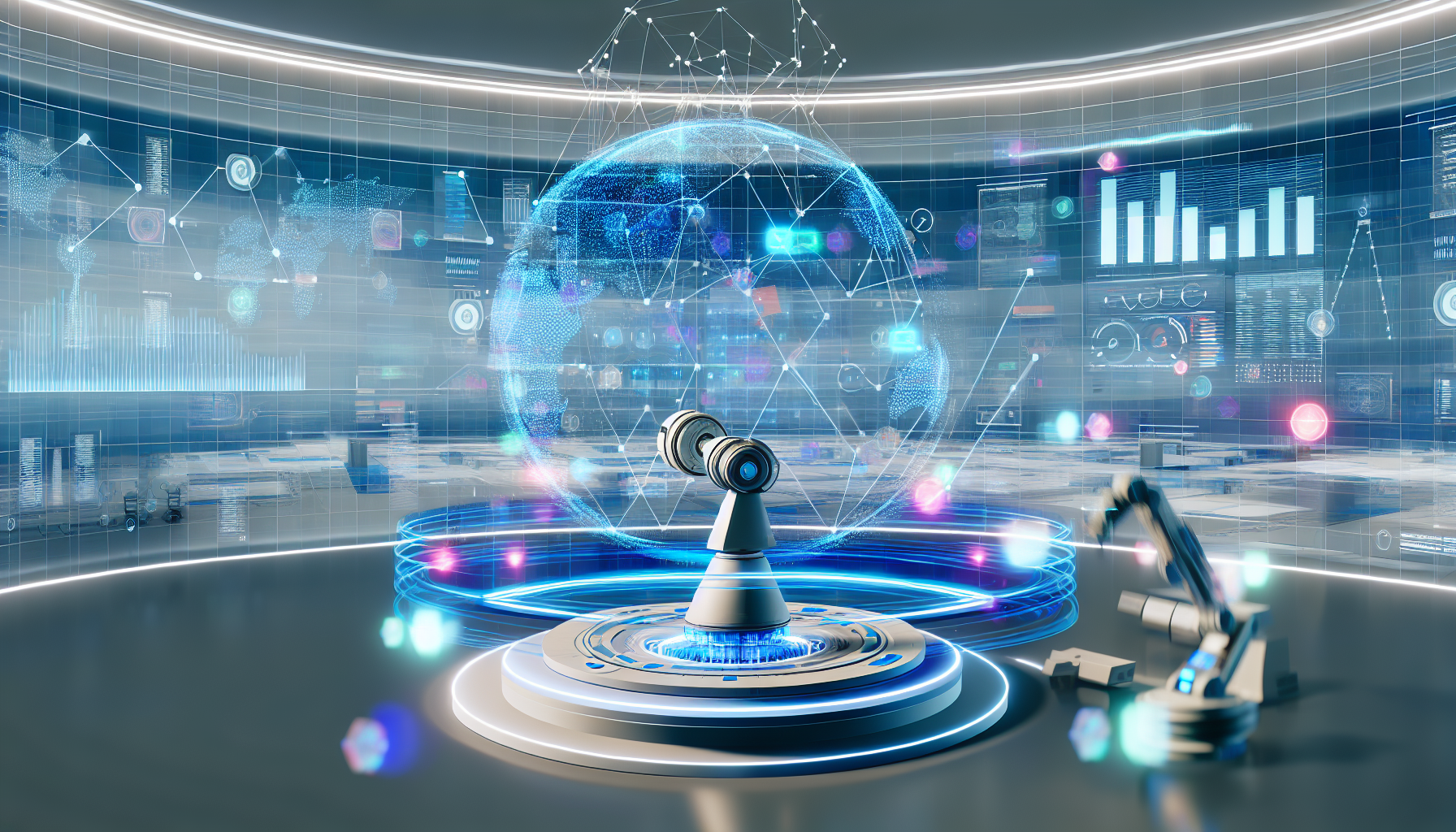 A visual representation of AI data analytics in action