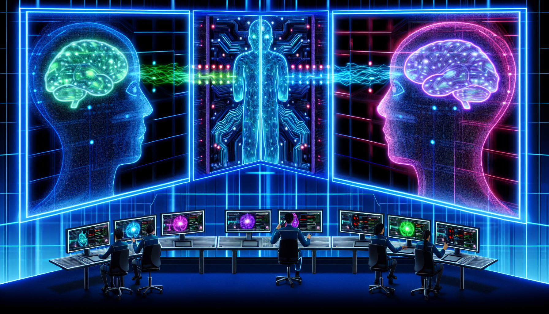 AI Threat Detection Concept