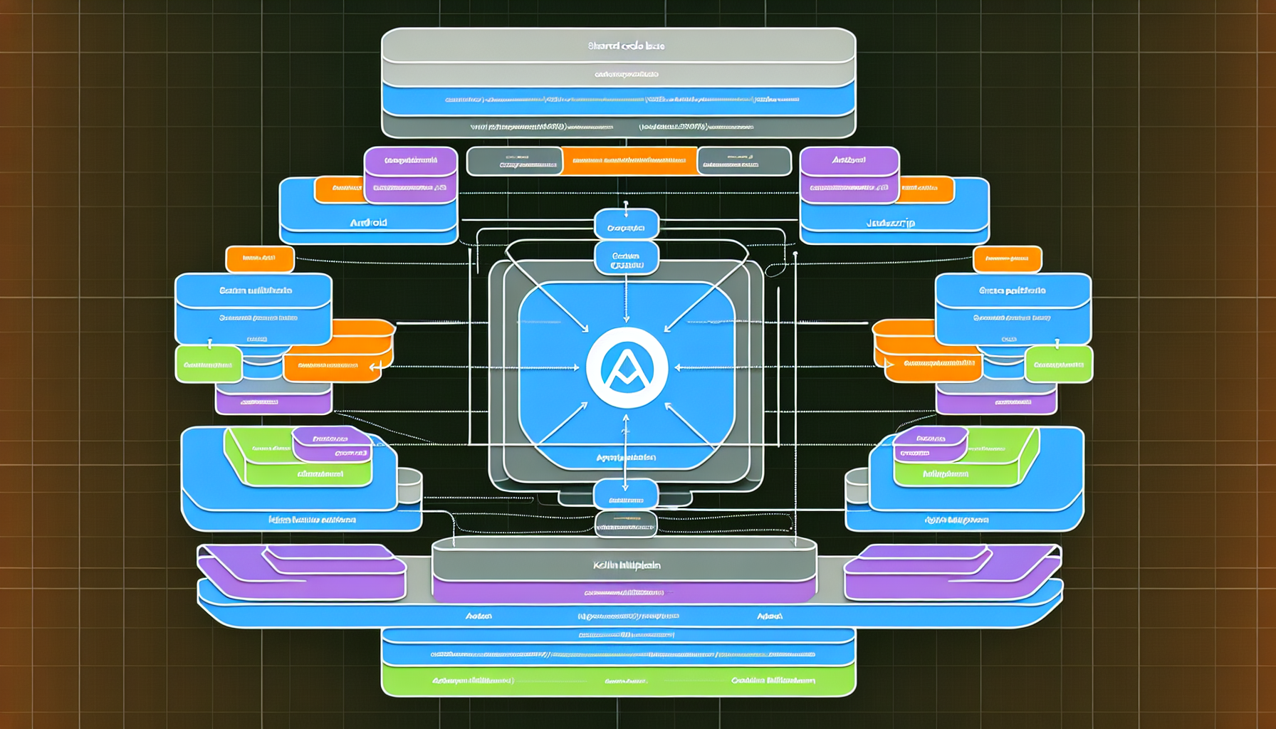 Kotlin Multiplatform architecture diagram