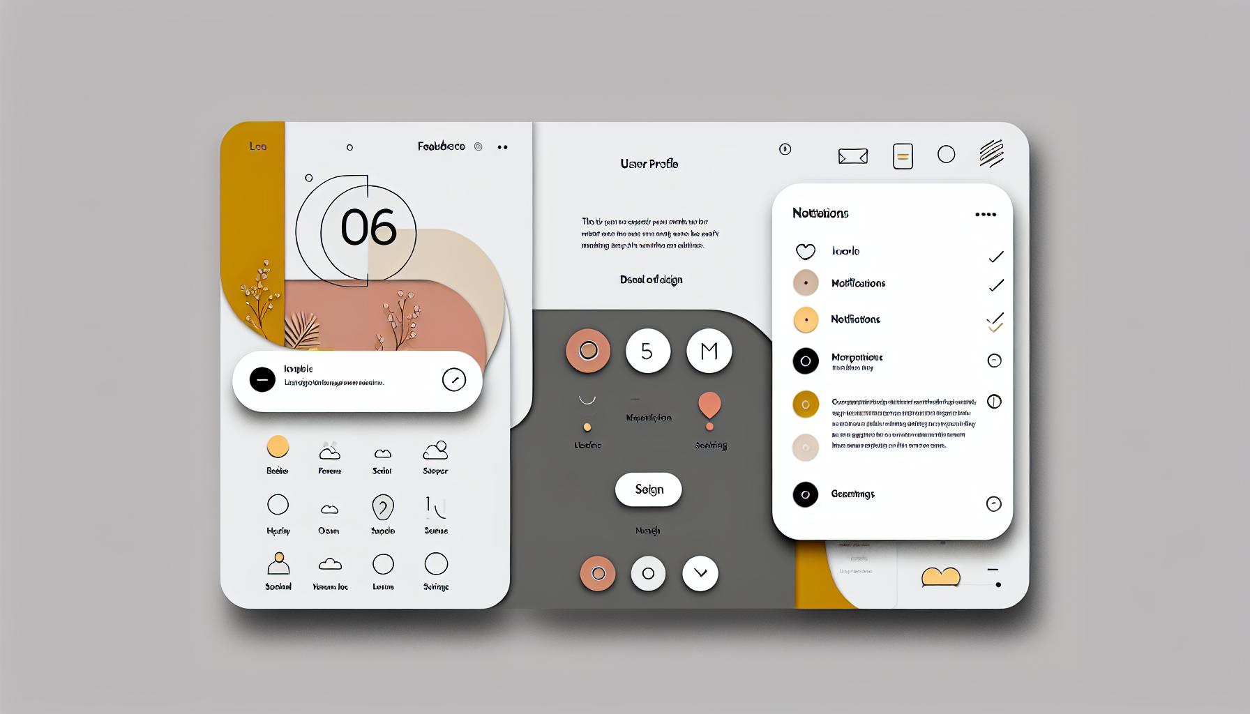 A minimalist yet feature-rich app interface designed by Bee Techy