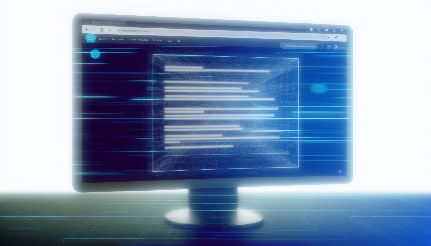 A screenshot of an Angular application with a smooth scrolling overlay