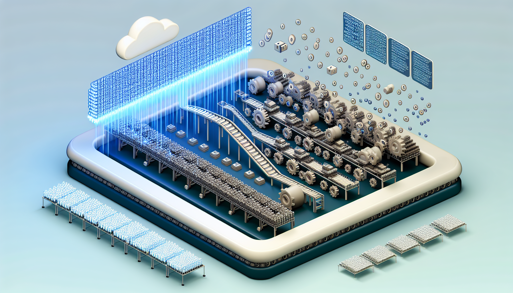 A screenshot of Bazel in action, showcasing its efficiency in managing large-scale builds