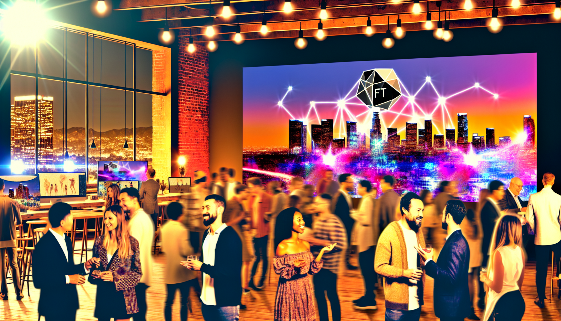 A successful NFT launch event in Los Angeles