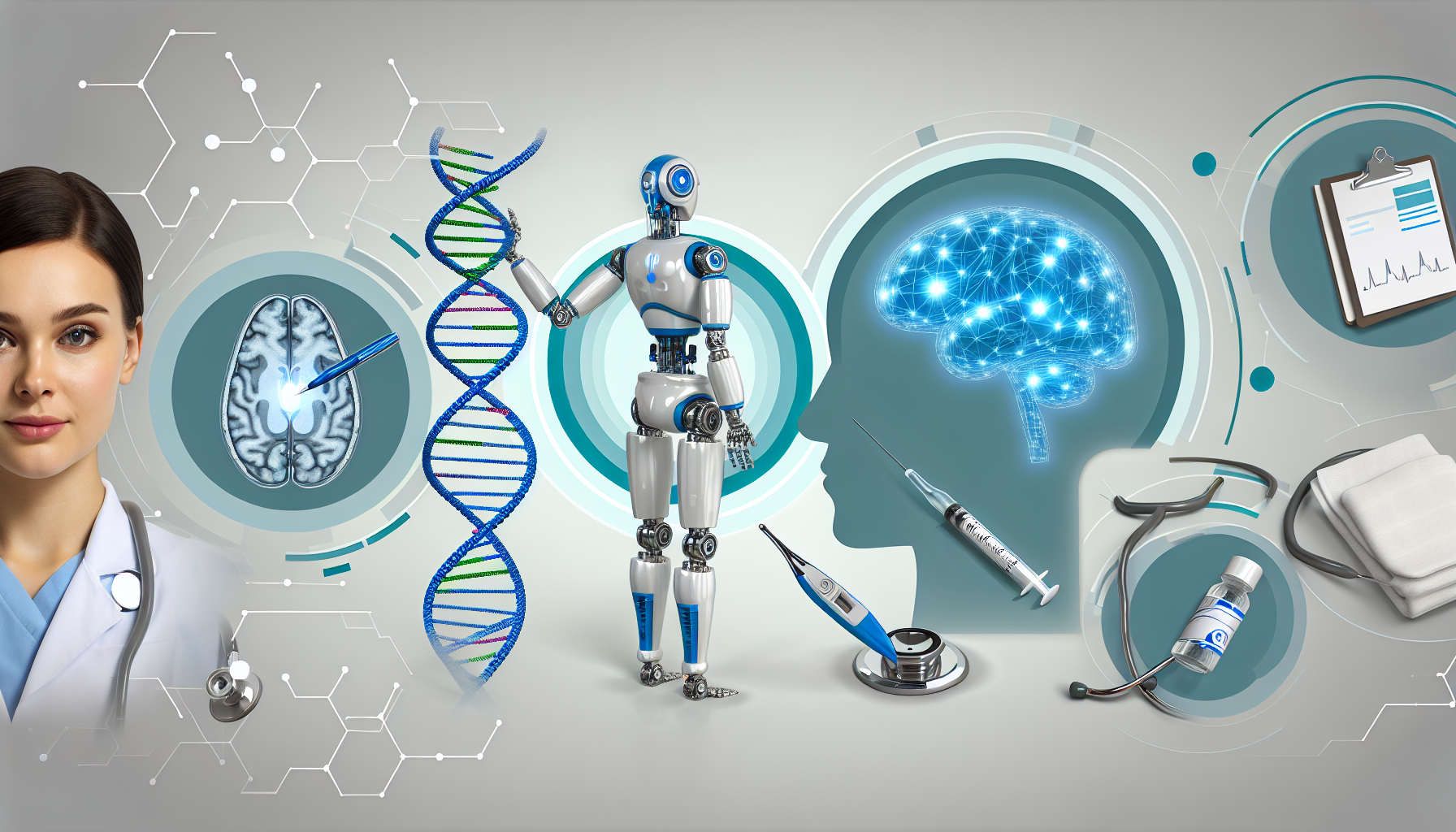 AI Healthcare Infographic