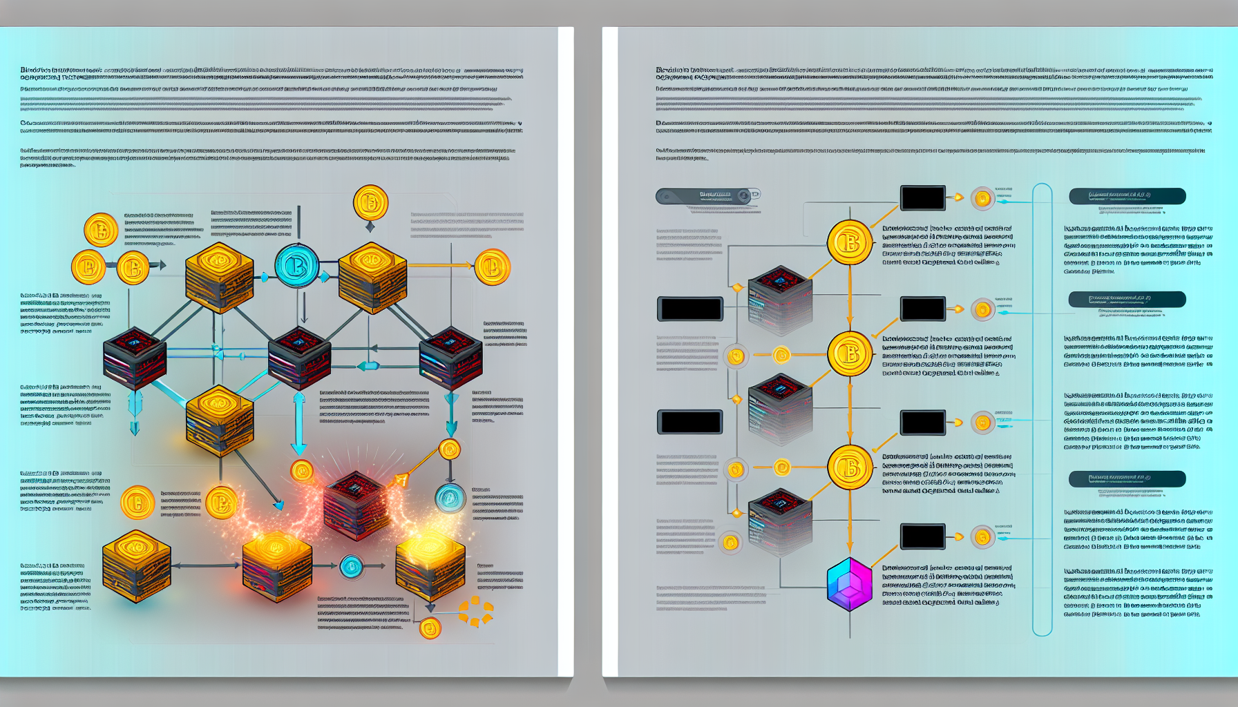 Blockchain Rewards System Infographic
