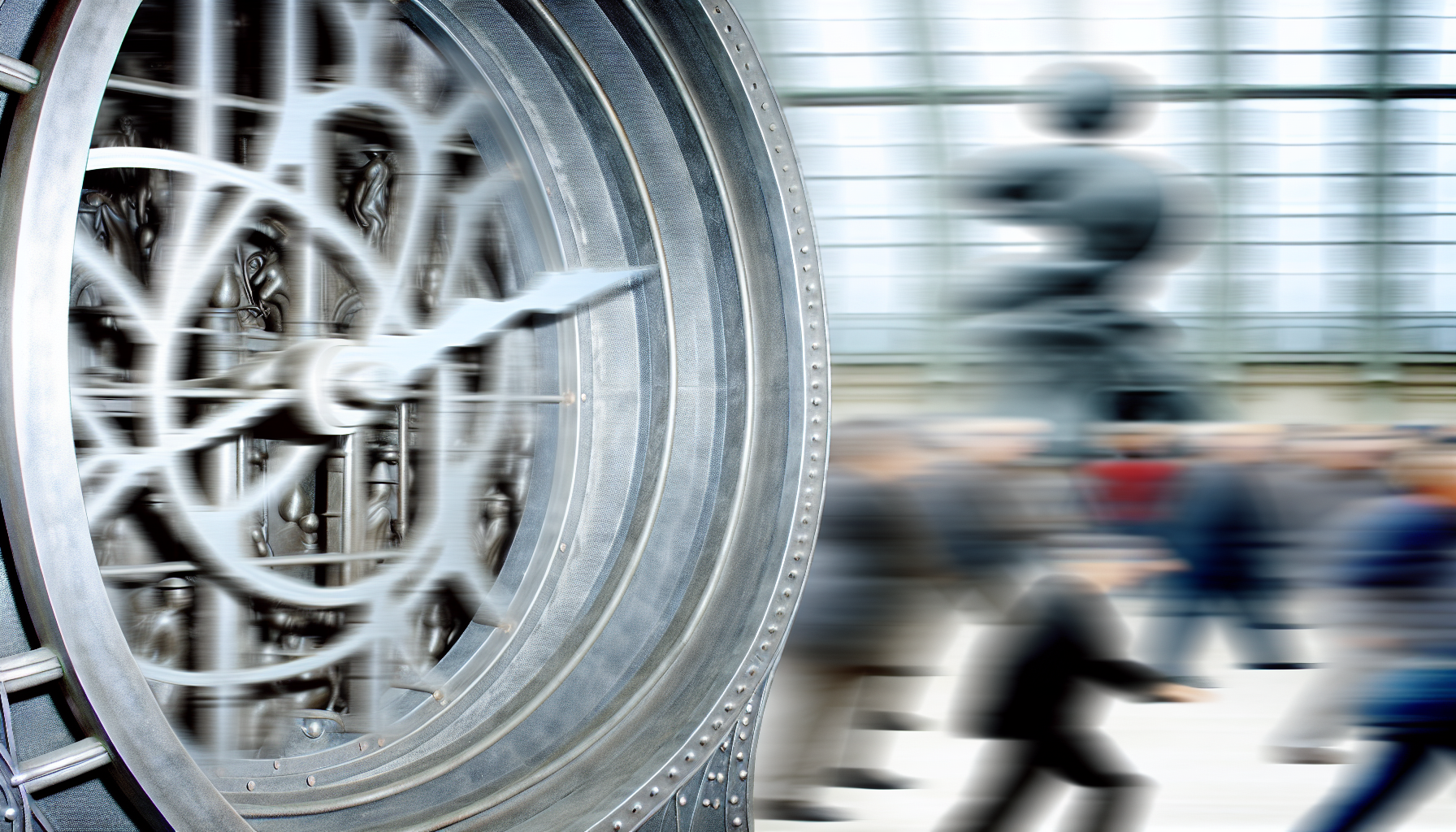 Clock representing rapid response times