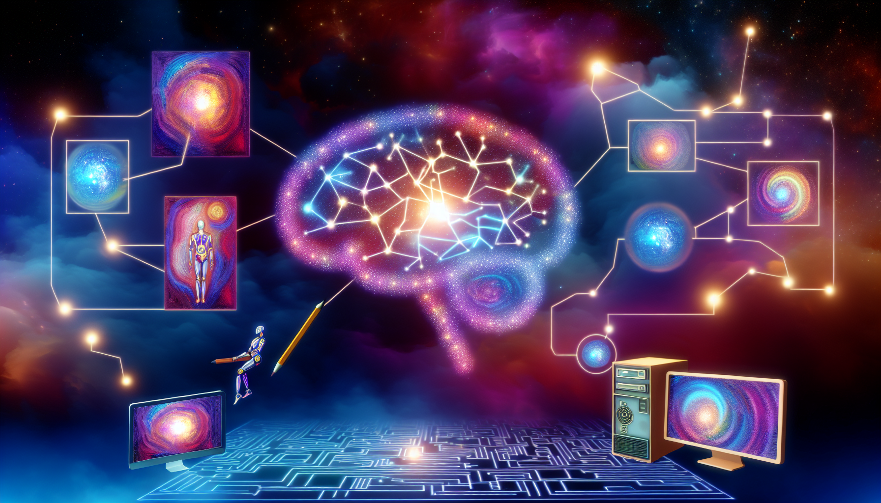 Creative AI concept illustration