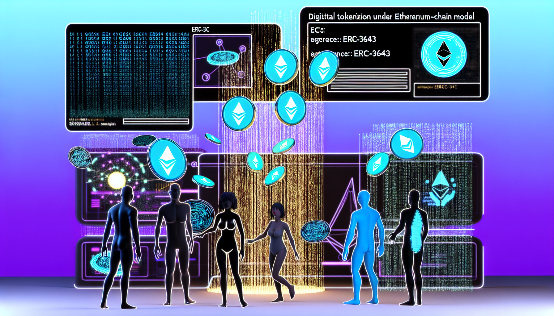 ERC-3643 Tokenization Concept Art