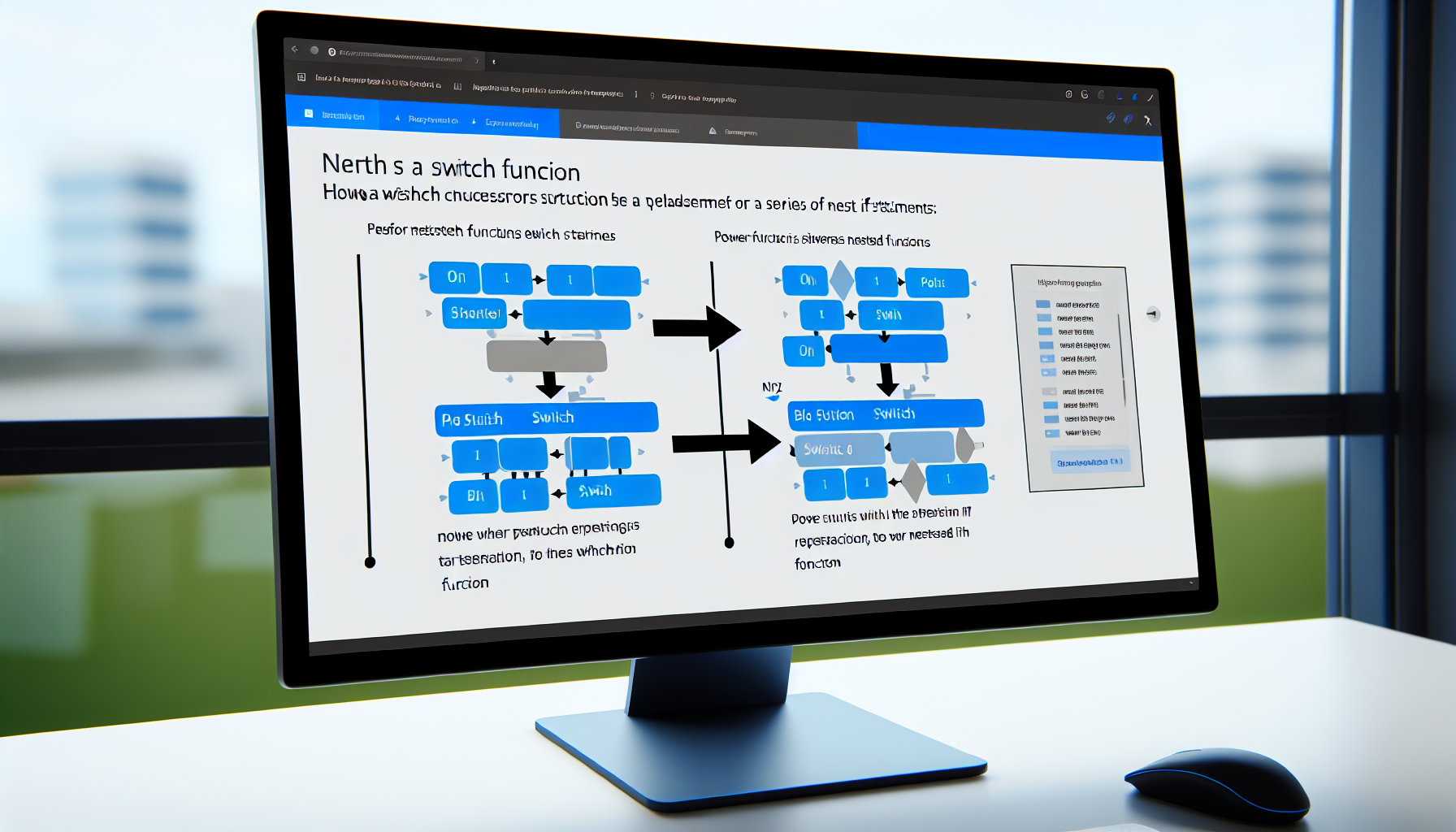 Example of SWITCH function replacing Nested IF in a Power BI report
