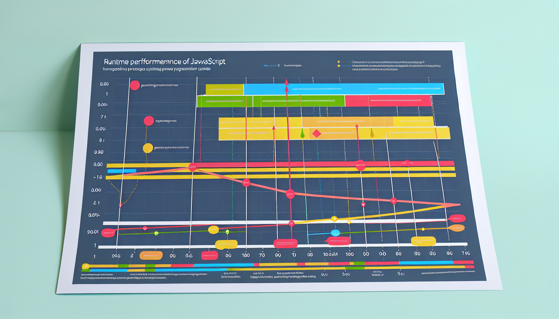 Graph comparing JavaScript runtime performance