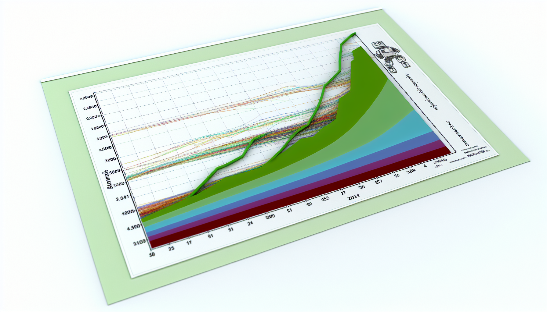 Graph showcasing the rising popularity of Python for automation