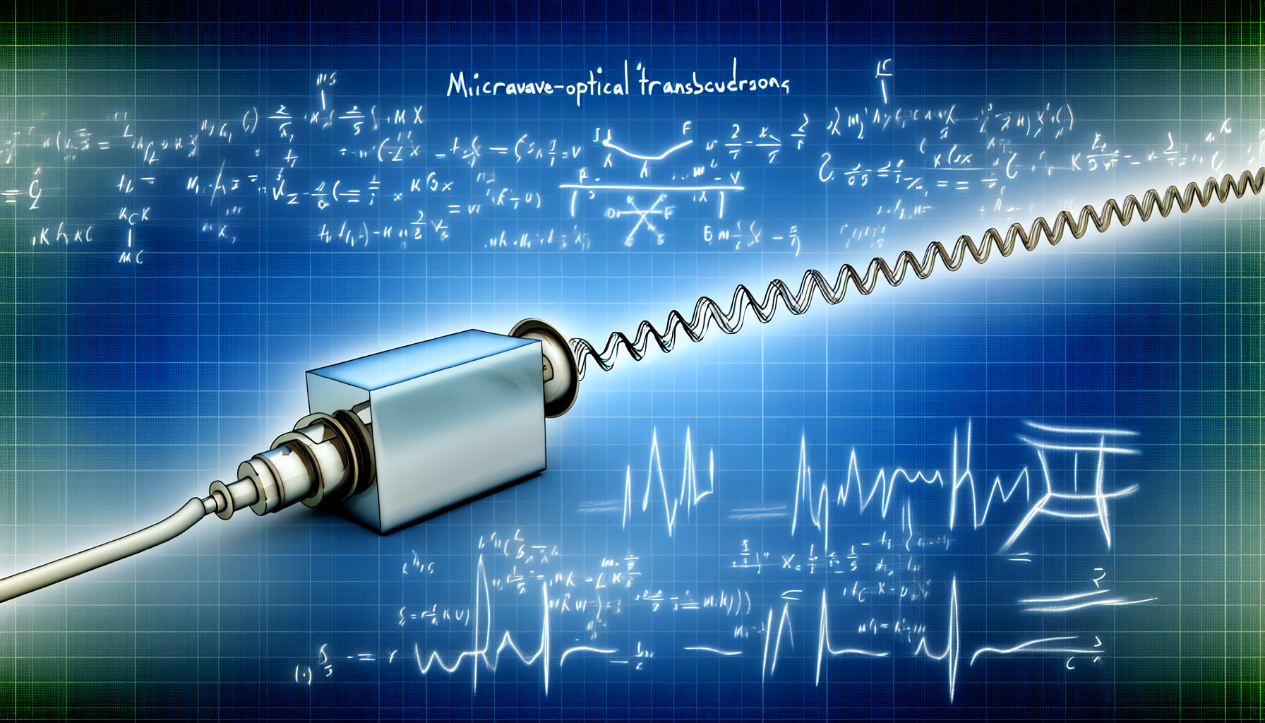 Illustration of Microwave-optical Transduction