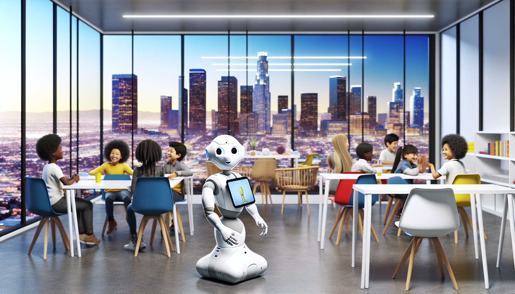 A look into the future of meme therapy with Pepper Robot in a Los Angeles classroom