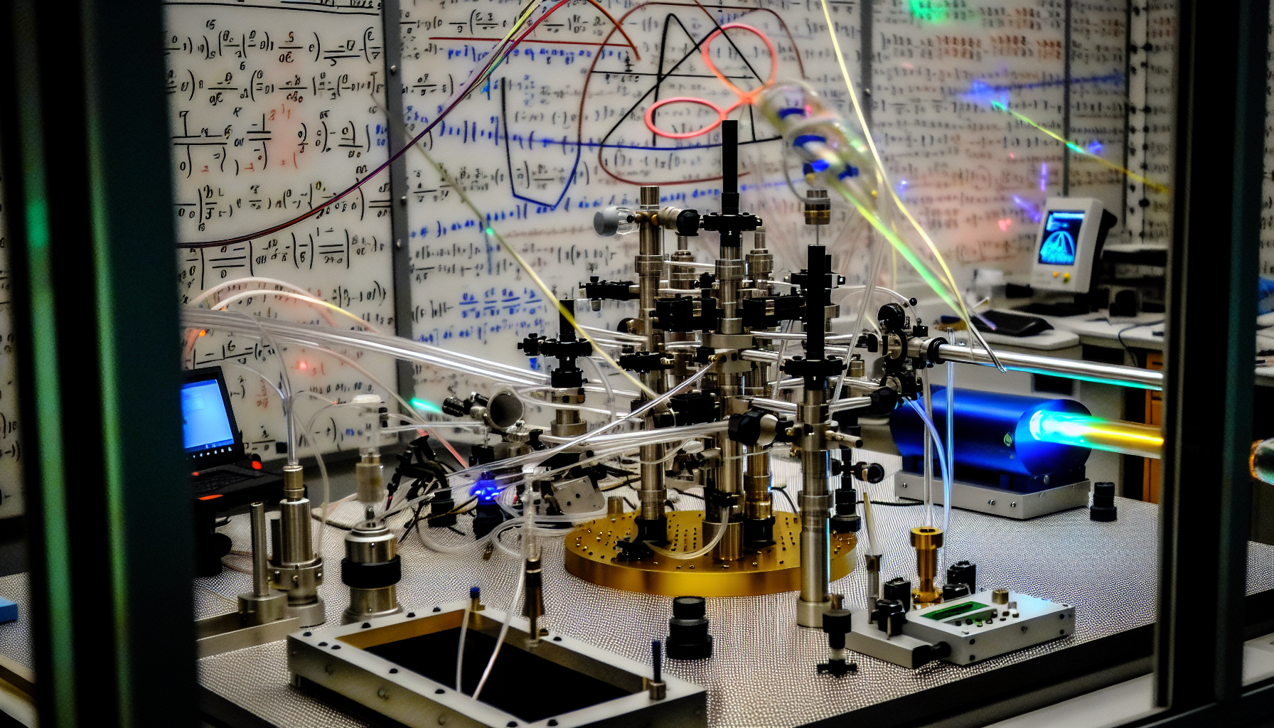 Experimental setup for quantum entanglement experiments in Los Angeles