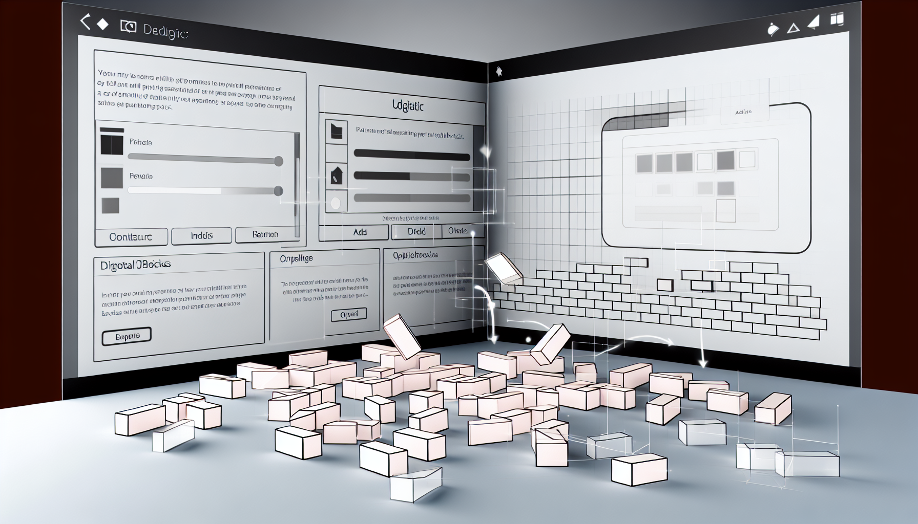 React Bricks Interface - A screenshot showcasing the visual editing capabilities of React Bricks.