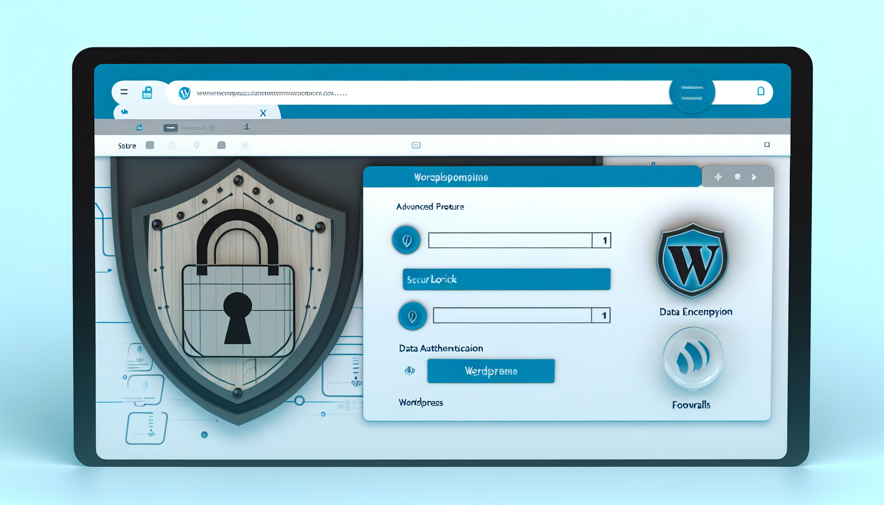 Secure WordPress website with advanced protection features