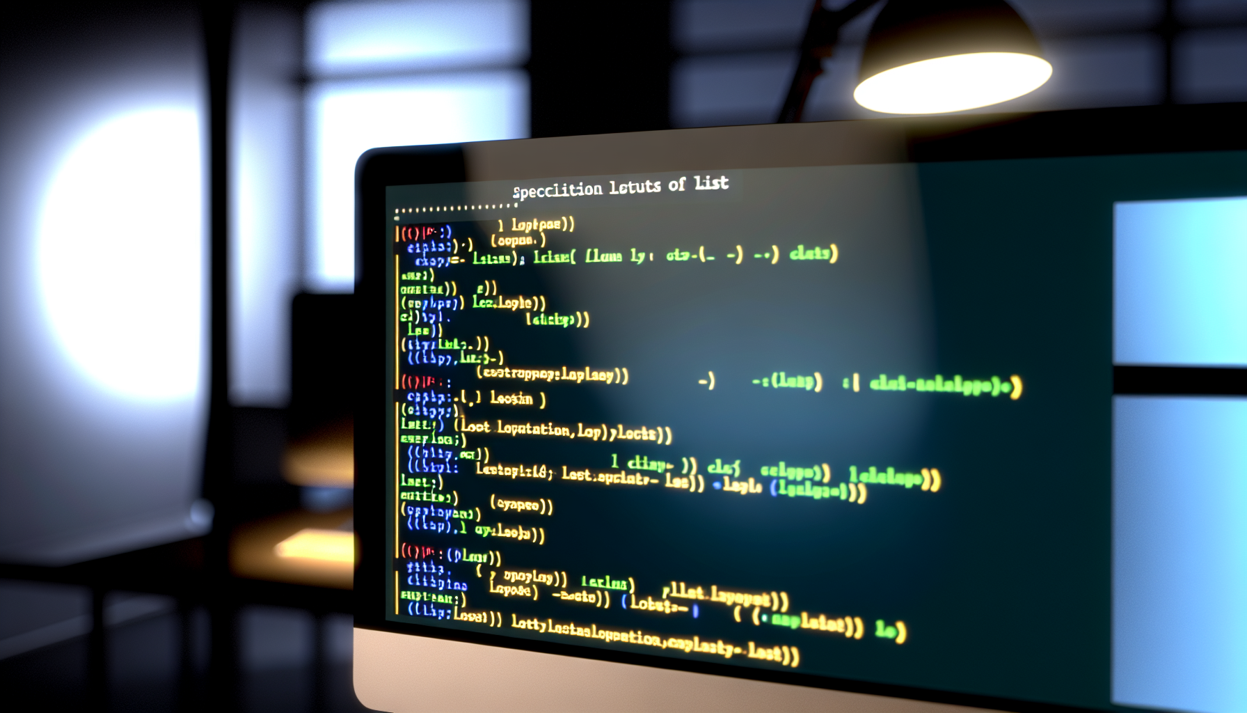 Python code on a computer screen highlighting list operations