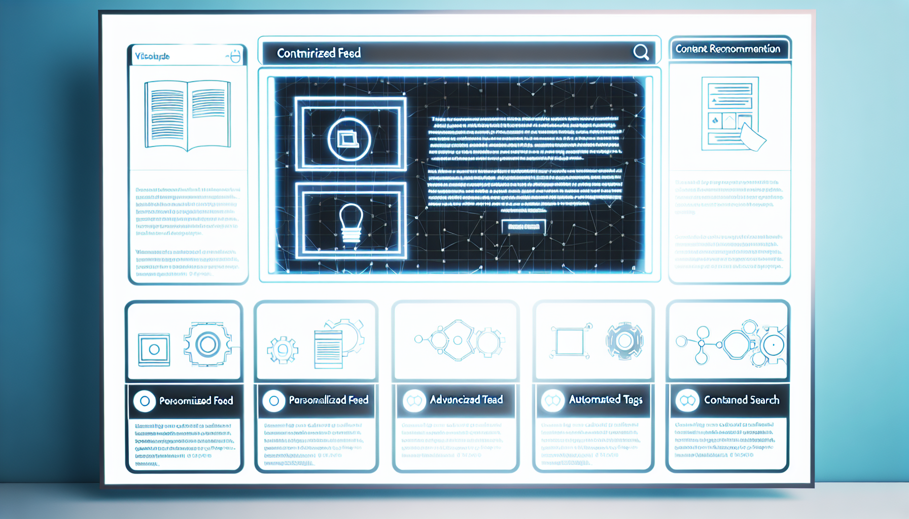 Screenshots showcasing the innovative content curation features of RepubliK