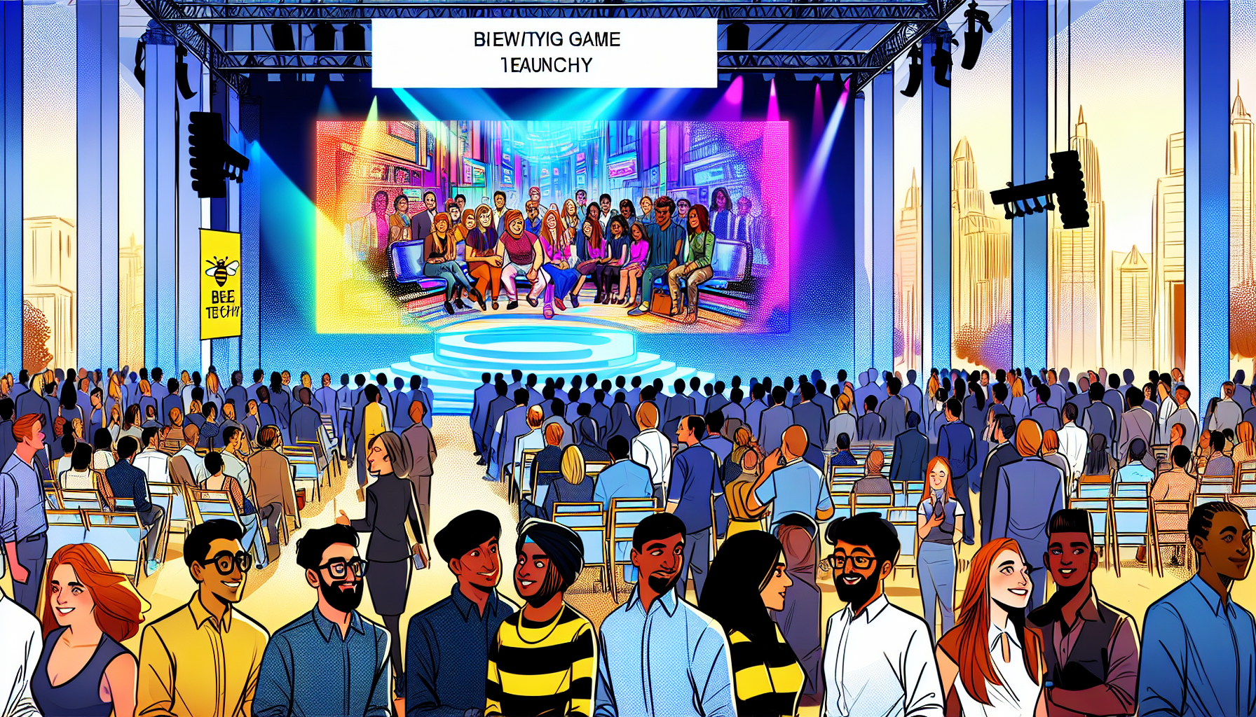 Successful game launch event organized by Bee Techy