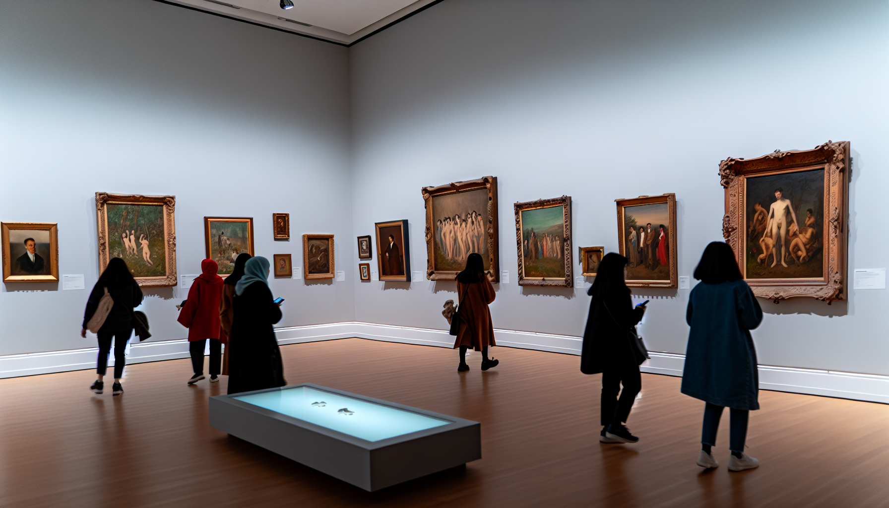 Tokenized Art Pieces Display