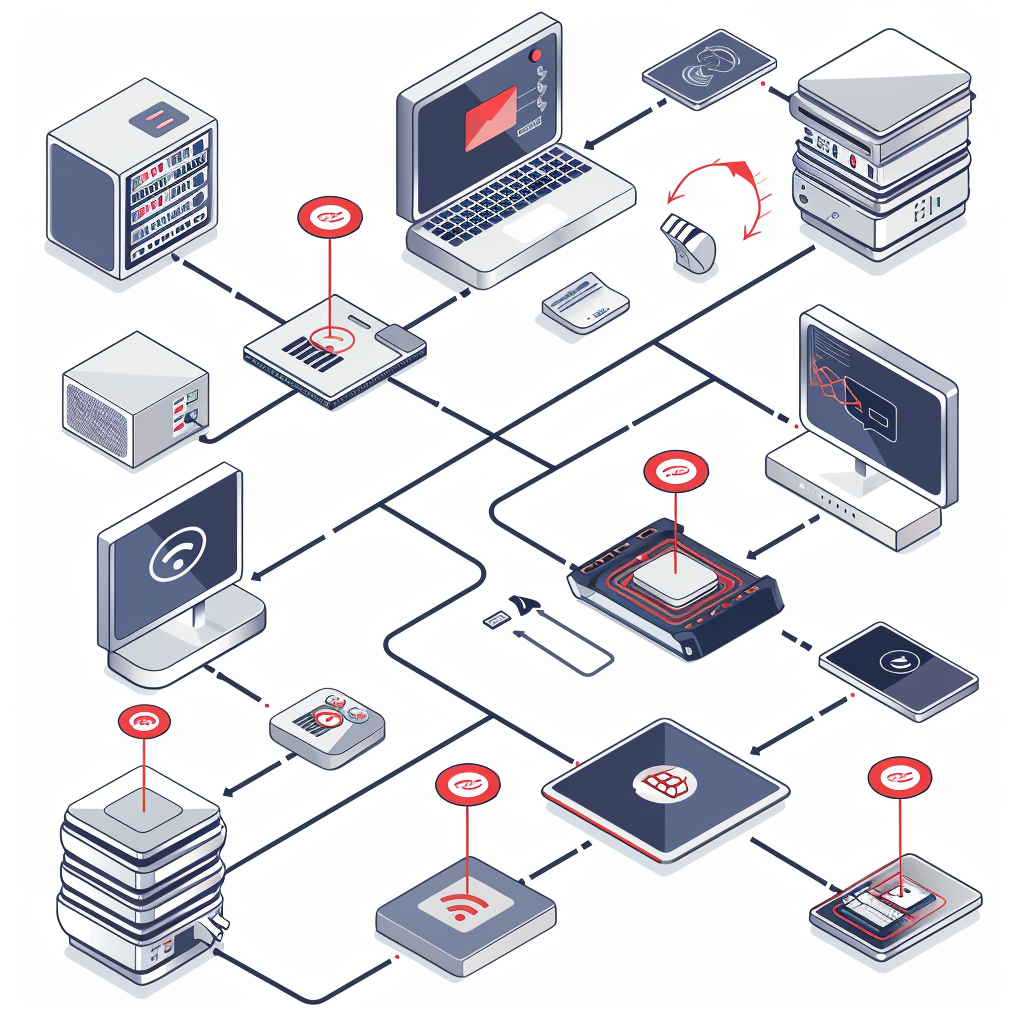 Diagram illustrating the DNS Resolution Process