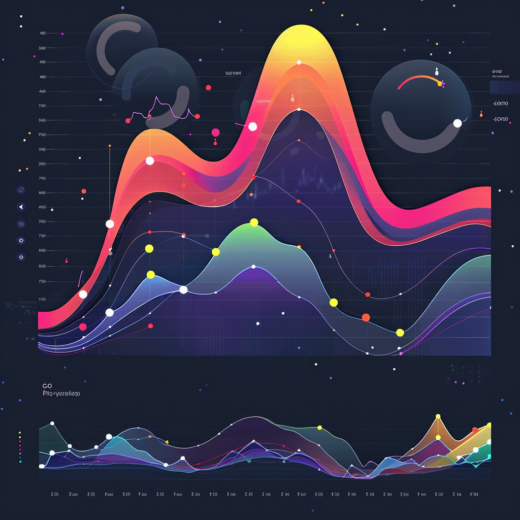 Graph showcasing performance metrics of Elasticsearch queries