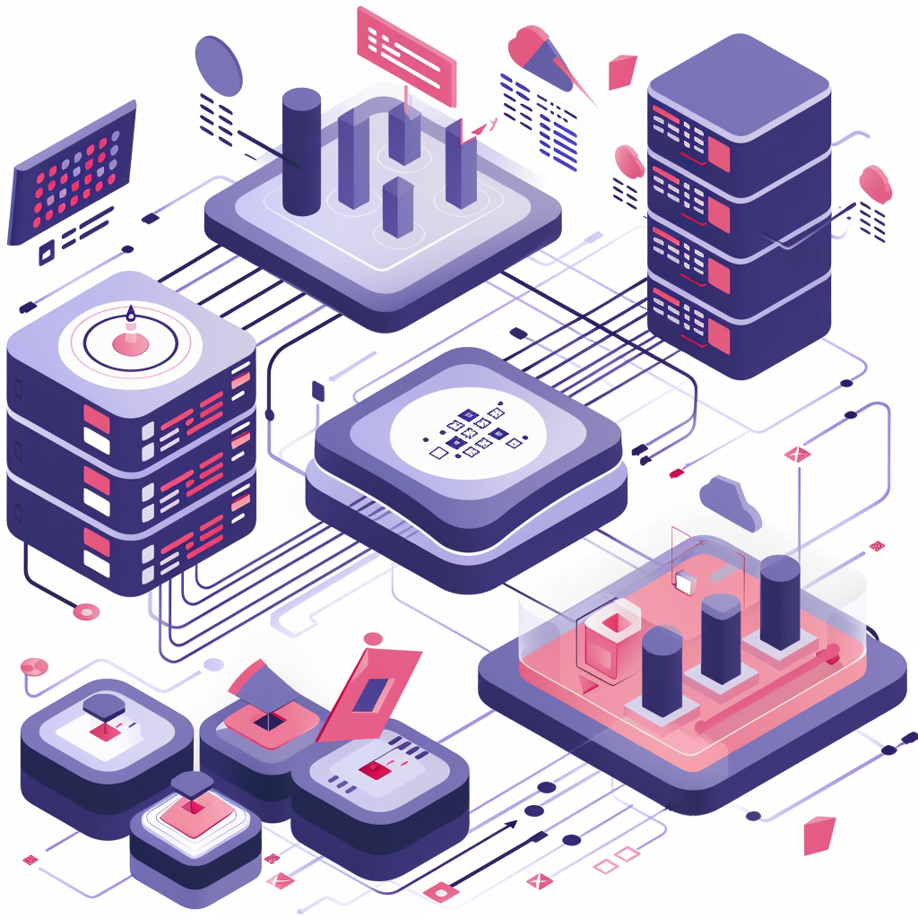 Visual representation of SQL data structures and query processing