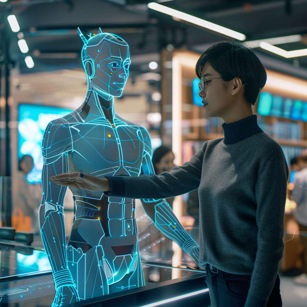 Digital Human Avatar Assisting a Customer