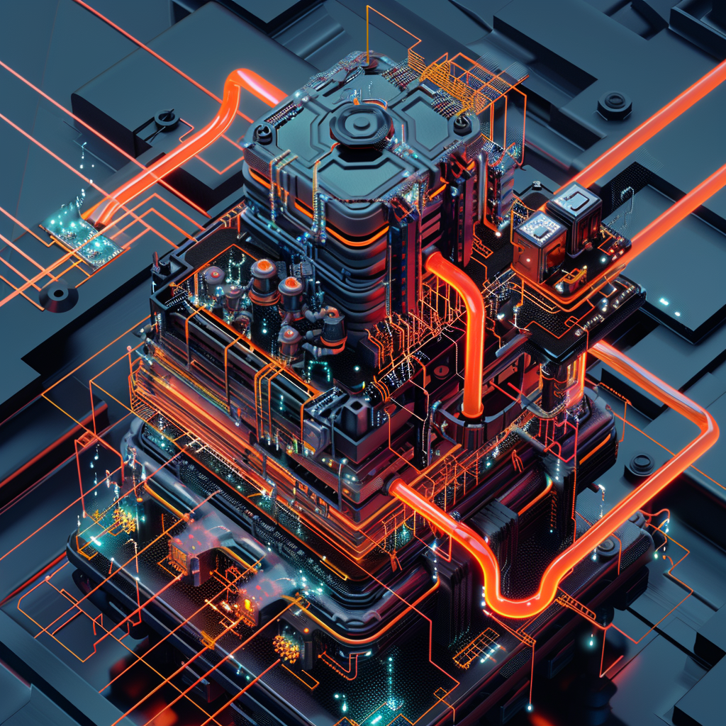 Illustration of HyperTransformer AI Architecture