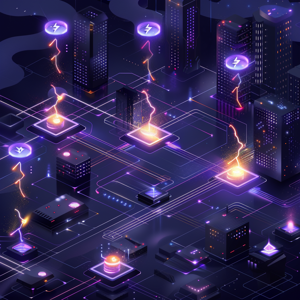 An infographic showcasing the scalability and efficiency of the Lightning Network in supporting BiFi