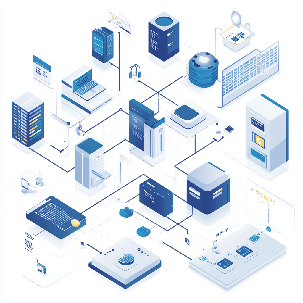 Diagram illustrating How Bee Techy's custom software integration with existing IT systems.