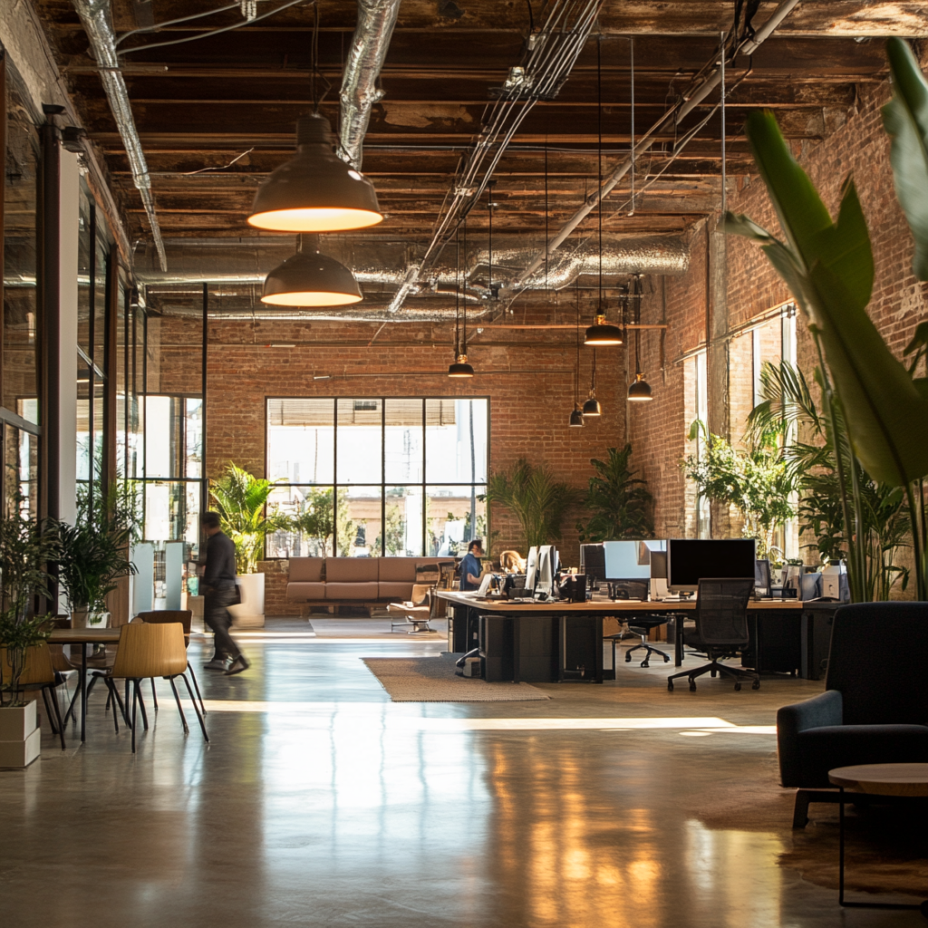 Bustling Los Angeles tech hub with AI-driven operations, Revolutionizing Enterprise Strate - Revolutionizing Enterprise St...