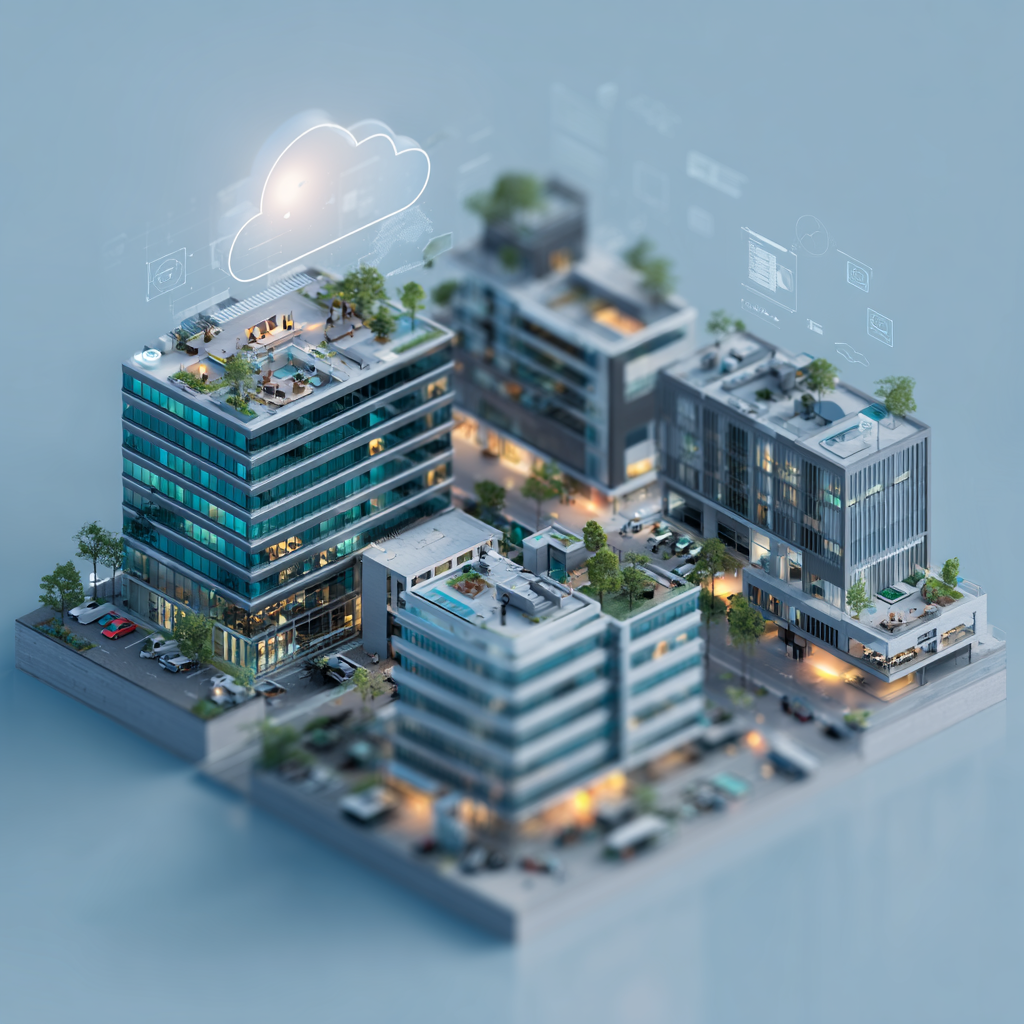 Elevating Enterprise Security: Los Angeles business success story infographic on cloud security solutions implementation.
