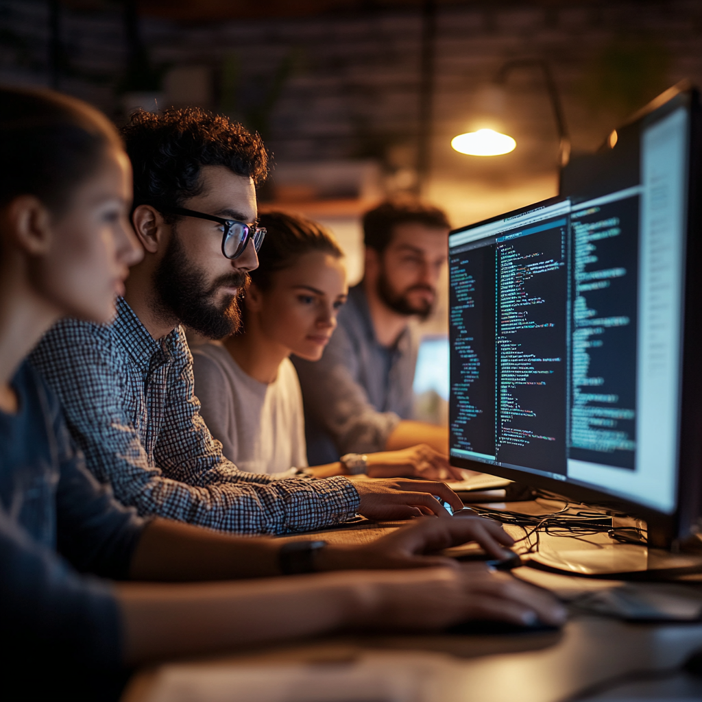 Developers collaborating on a Node.js upgrade project to Future-Proof Your Business with c - Future-Proof Your Business: