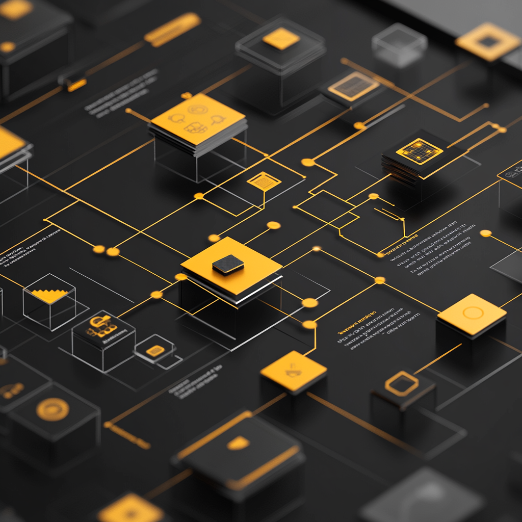 Flowchart illustrating AWS integration with custom software solutions, enhancing Transform - Transforming Business Agility: