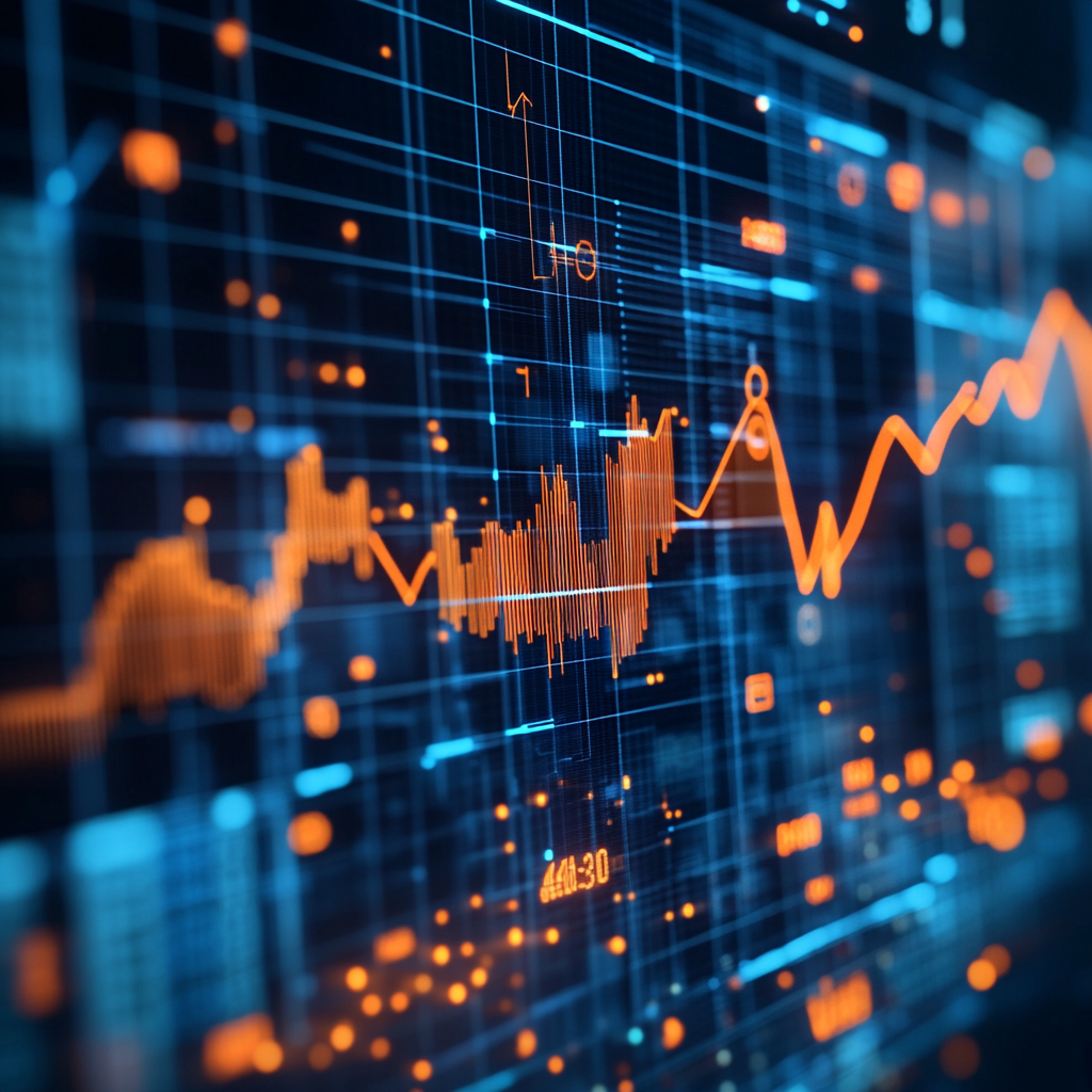 Graph showing real-time data processing with Polars to Accelerate Business Decisions throu - Accelerate Business Decisions: