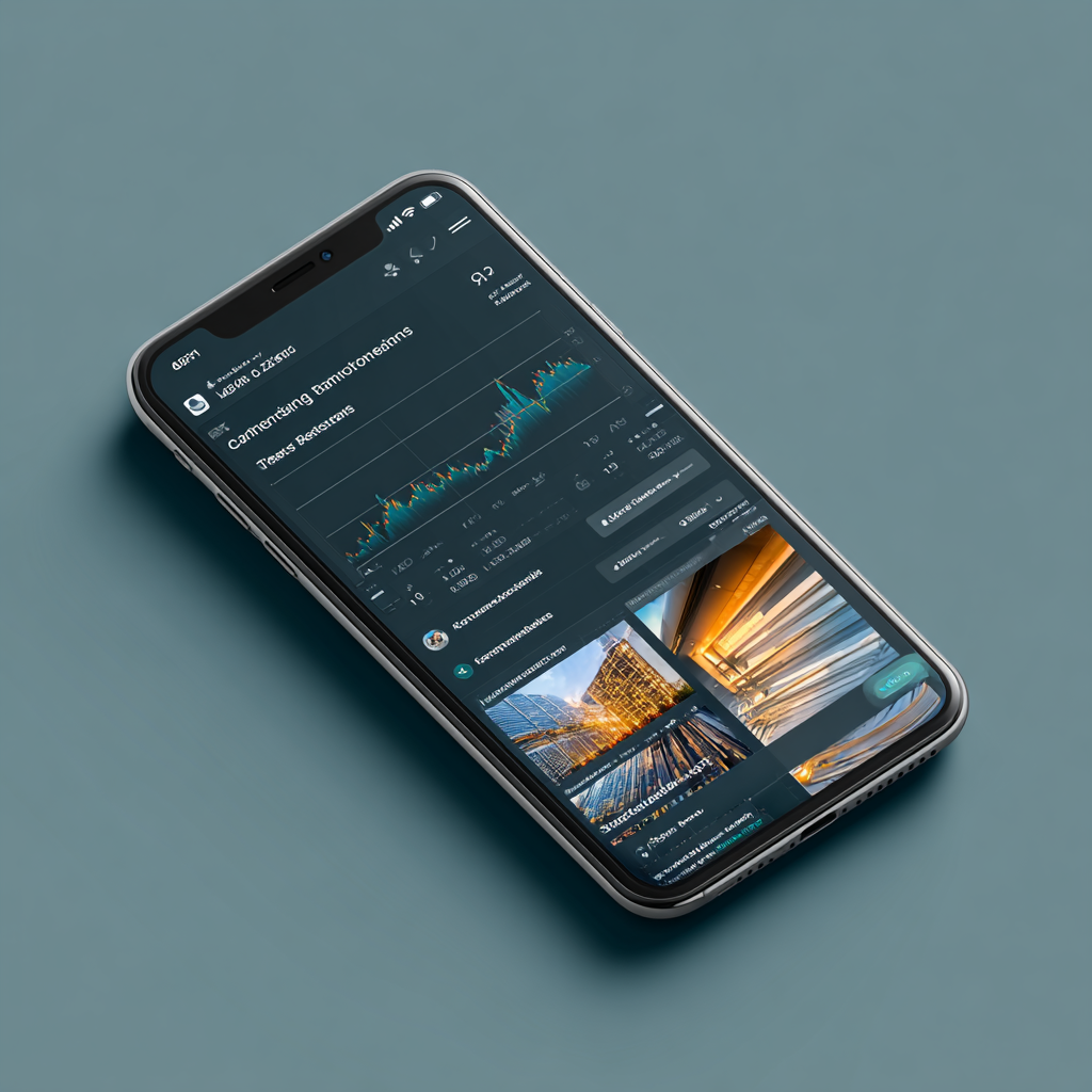 Mobile app interface highlighting customer engagement features for Transforming Business Operations: enhanced user interac...