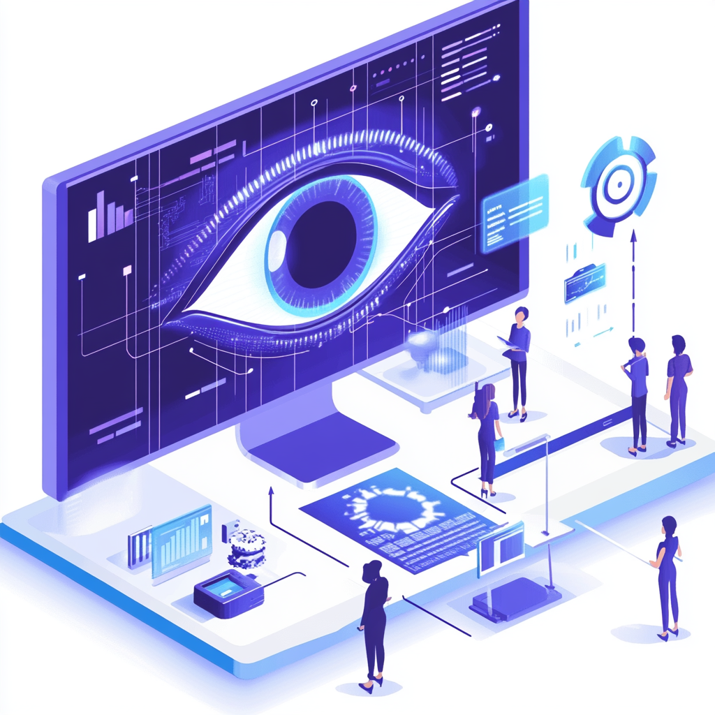 Custom software solutions diagram highlighting key concepts from Beyond the Blind article, showcasing innovation and adapt...